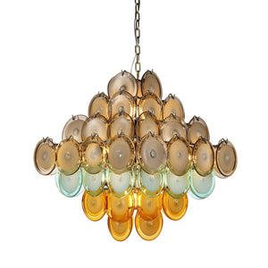 Bettina Round Chandelier, glass