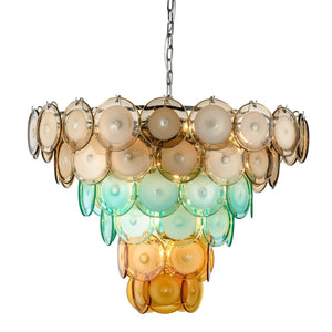 Bettina Round Chandelier, glass - view 2