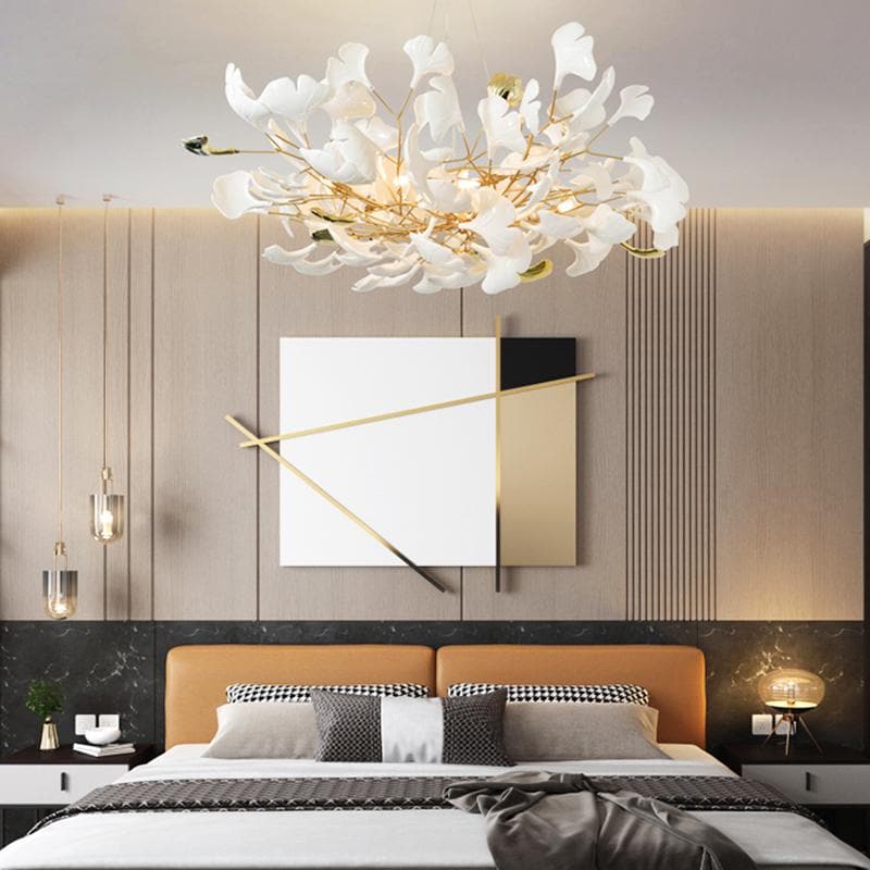 Ginkgo Chandelier Gold - view 3