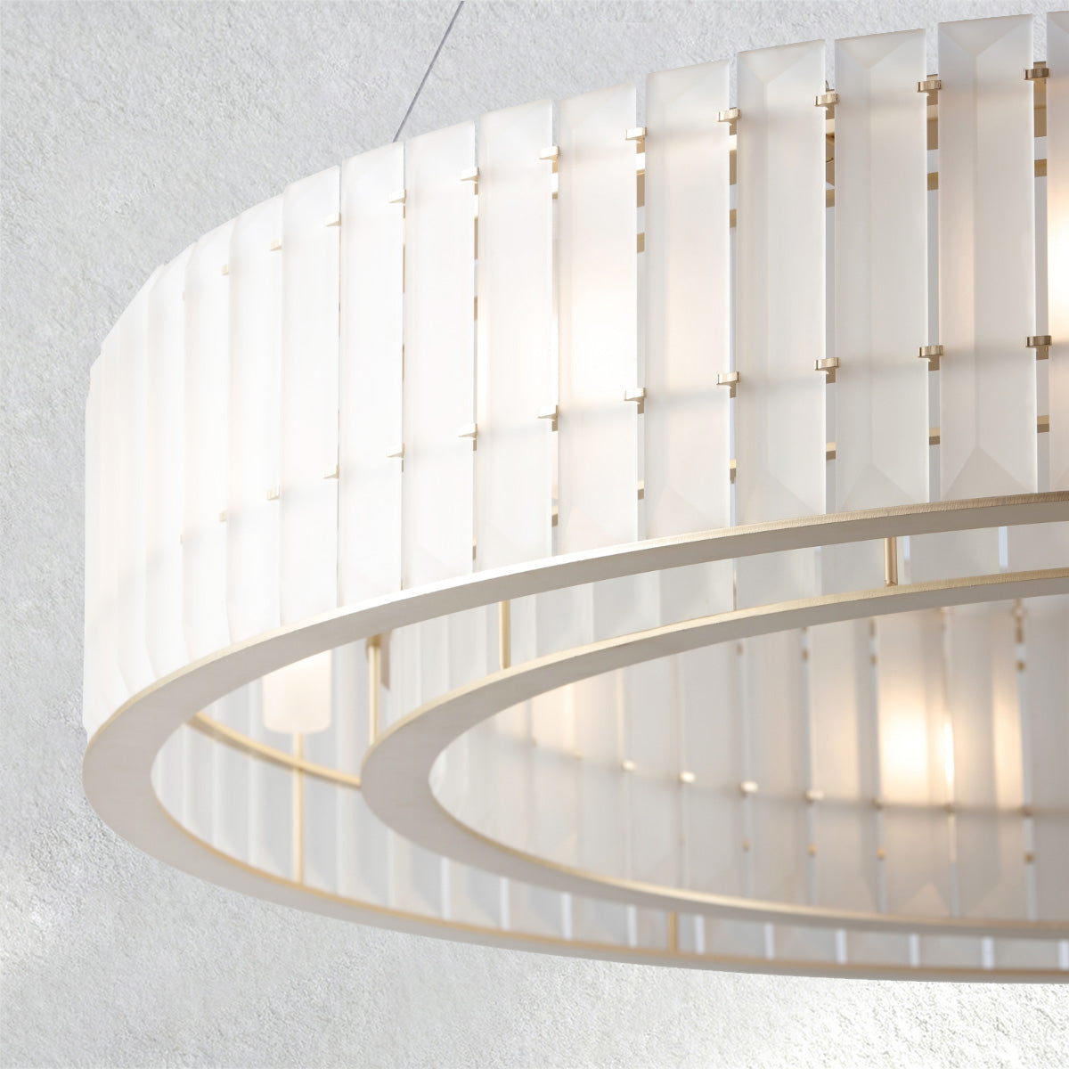 Carey Parallel Round Chandelier - view 4