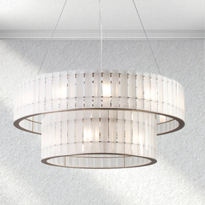 Carey Parallel Round Chandelier - view 2