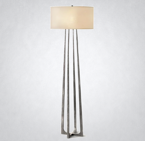 Wiraht Floor Light, linen floor lamp - view 8