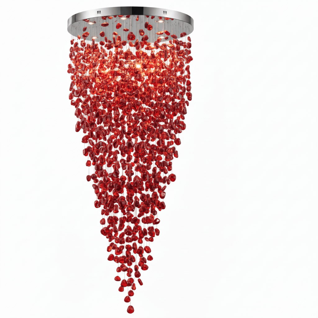 Crystal Stone Crystal Spiral Chandelier - view 86