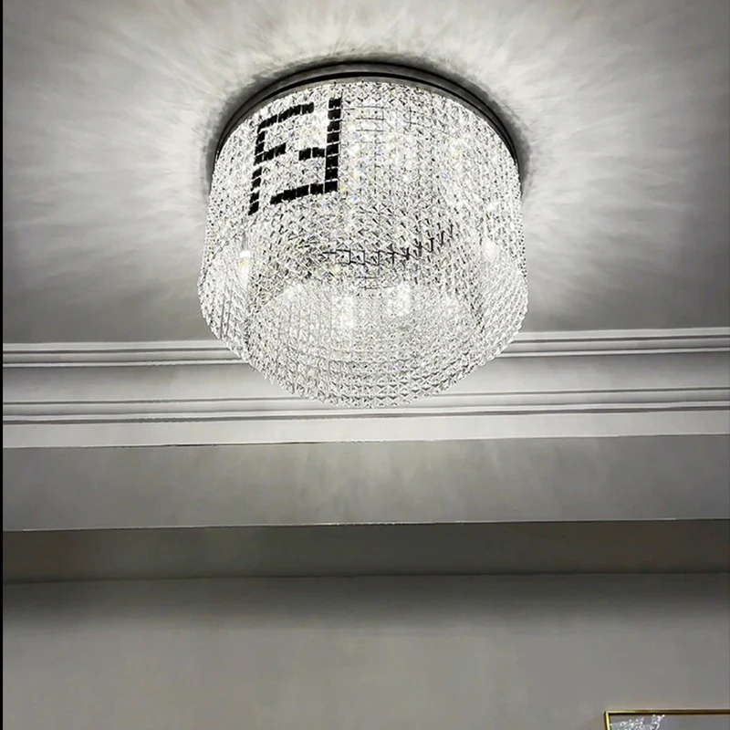Fendi Modern Crystal Chandelier - view 2