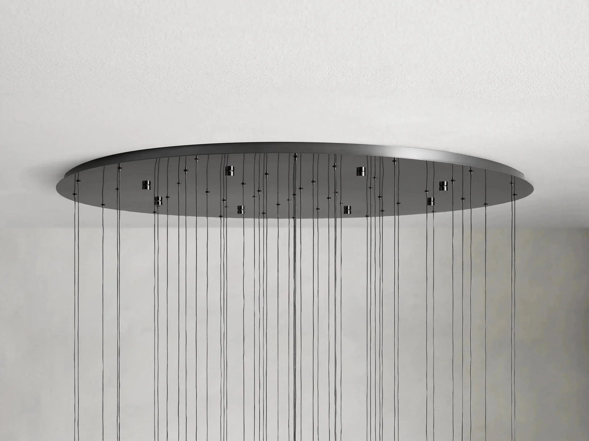 Soltaire Round Chandelier 58"W - view 9