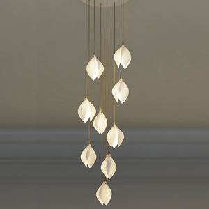 Postmodern Ceramic Branch Chandelier