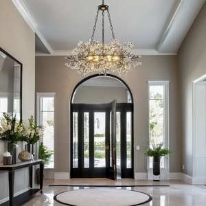 Rowan Twig Round Black Chandelier 31.5"D - view 3