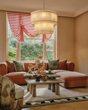 Sienna Marcus Alabaster Round Tiered Chandelier - view 24
