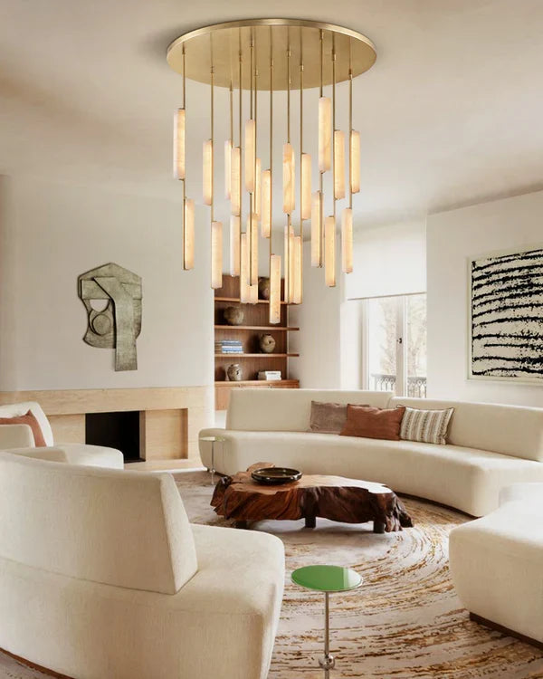 Aureon Alabaster Round Chandelier - view 25