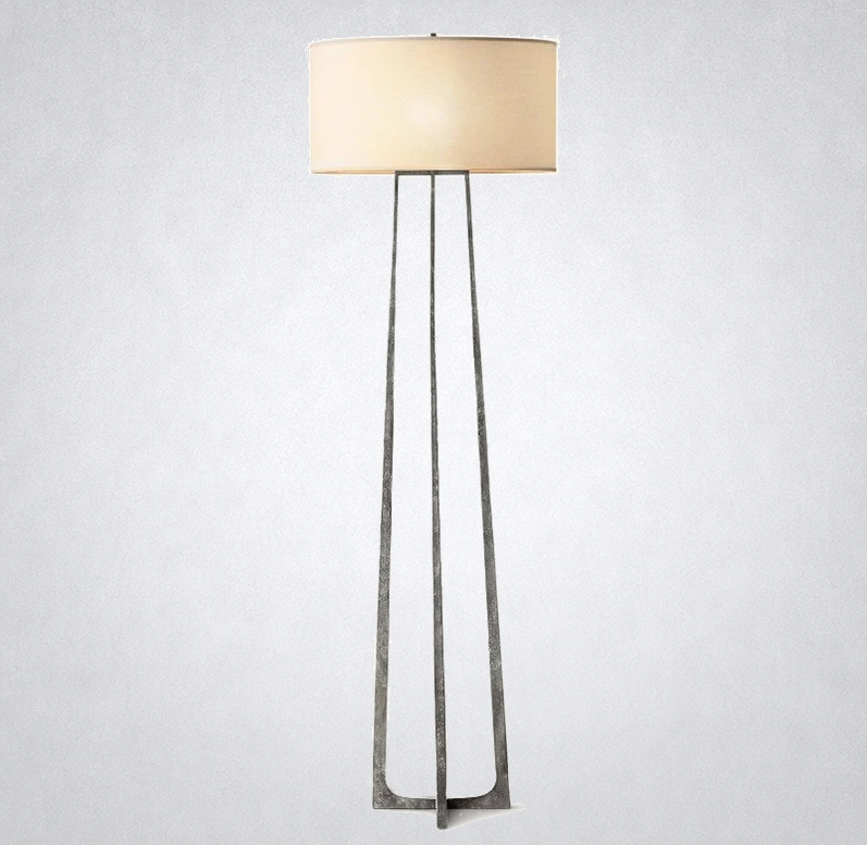 Wiraht Floor Light, linen floor lamp