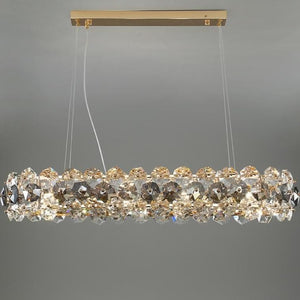 Fashion Long Crystal Chandelier W 37" - view 2