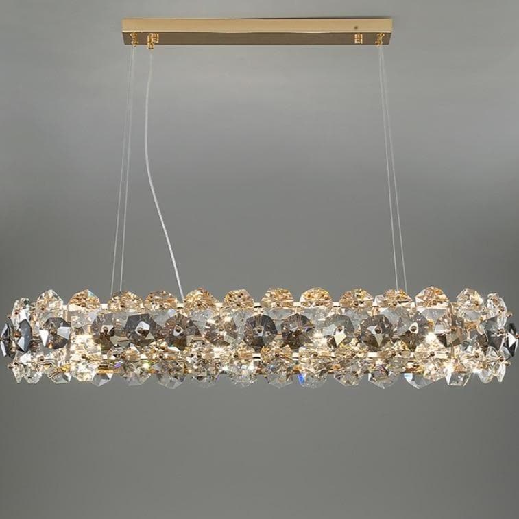 Fashion Long Crystal Chandelier W 37" - view 2