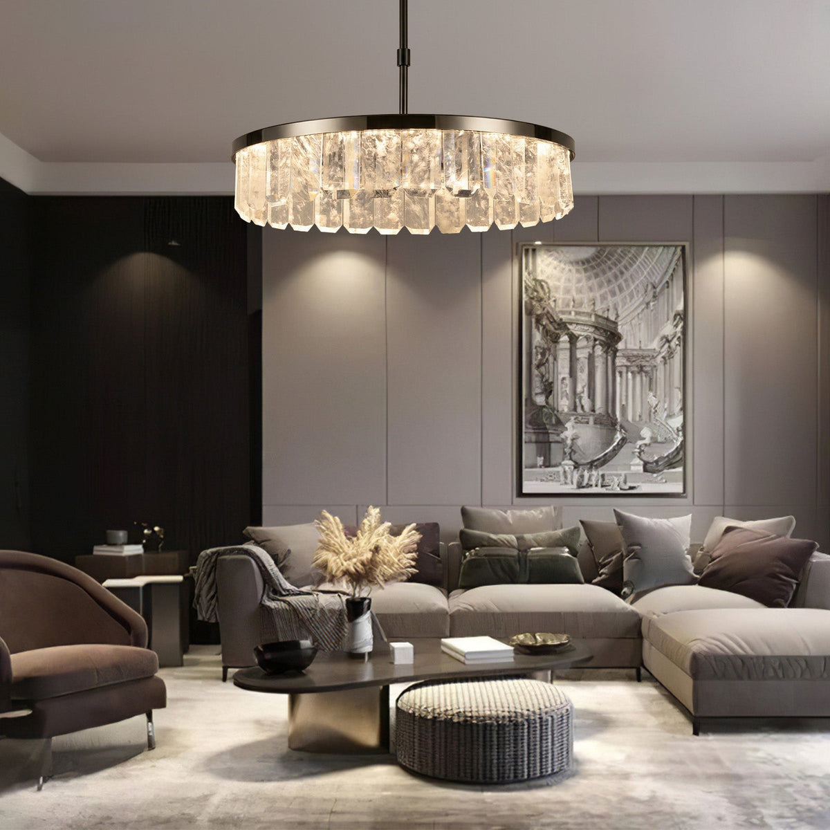 Selene Linear Crystal Chandelier - view 28