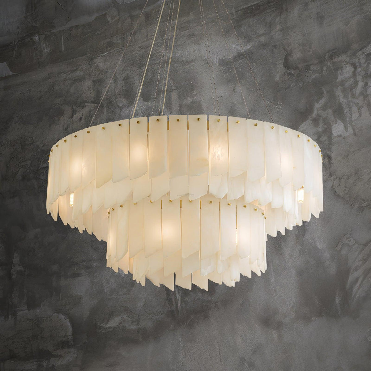 Alabaster Cascade Tiered Chandelier 27.6 - view 6
