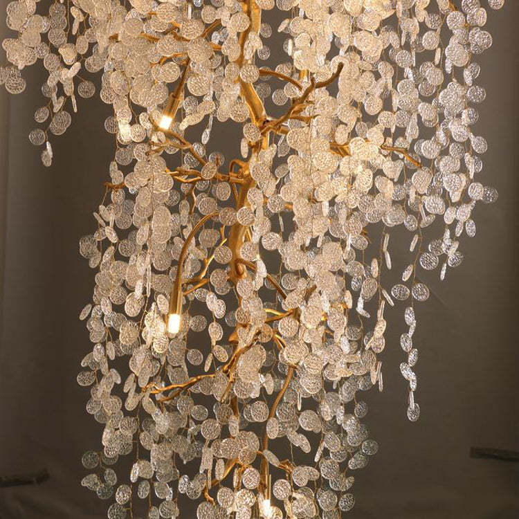Long Vine Staircase Chandelier 78.7" 110" - view 9