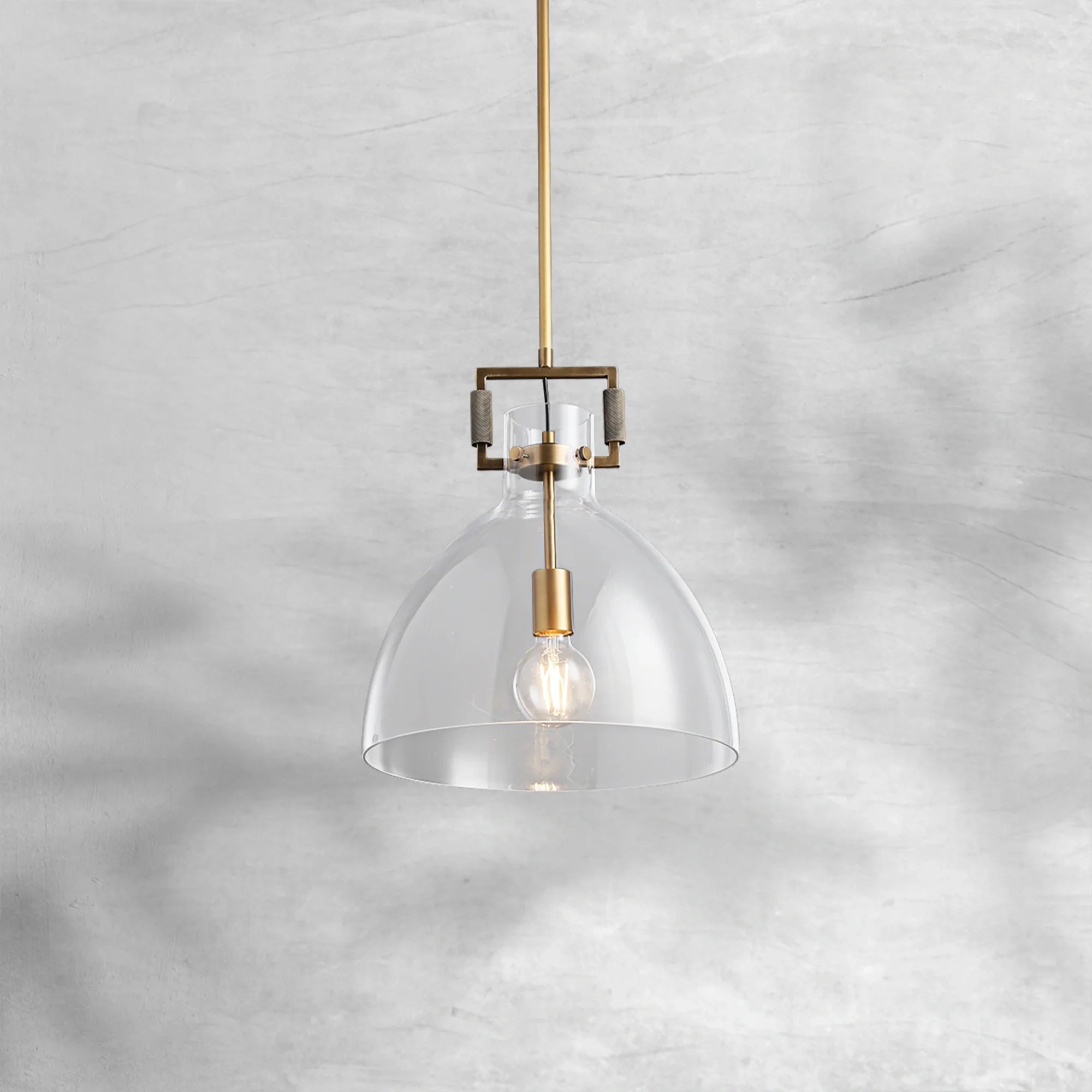 Modulus Glass Cloche Pendant 10" 14" 18"