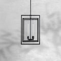 Bauros Glass Lantern Modern Pendant 26"34"