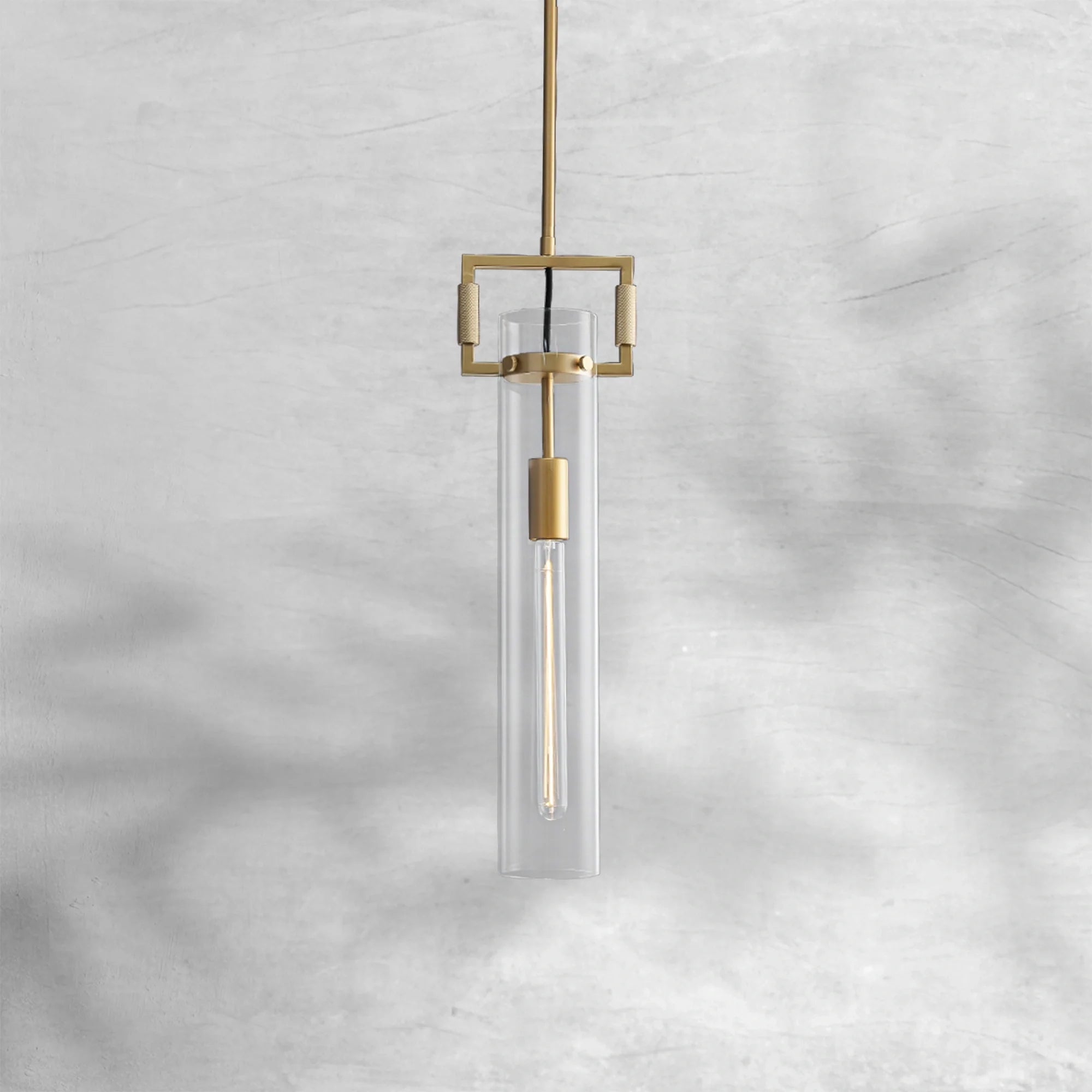 Modulus Glass Cylinder Pendant 12"22"