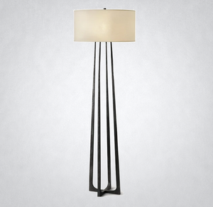 Wiraht Floor Light, linen floor lamp - view 3