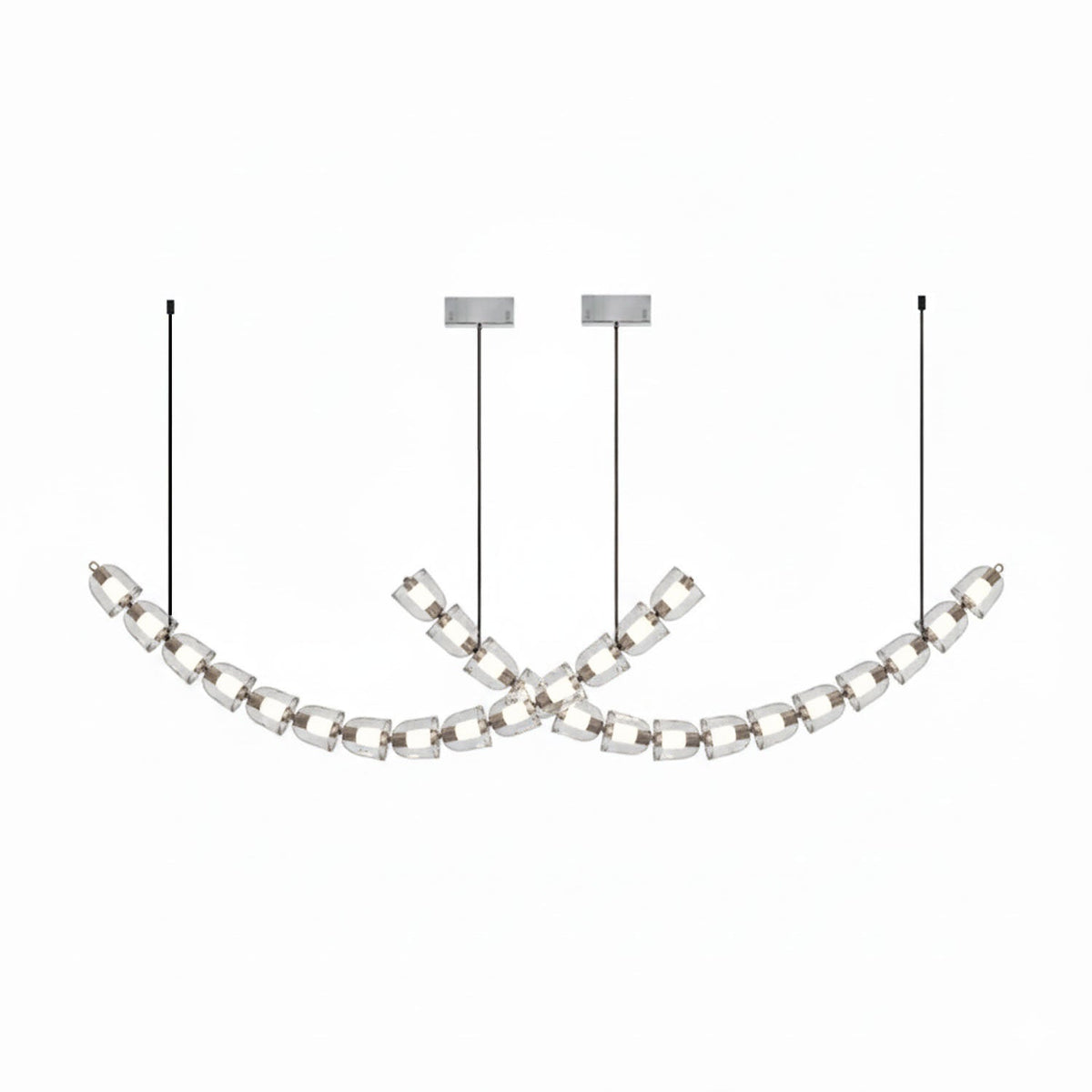 Gabriel Chrome Crystal Chandelier - view 98