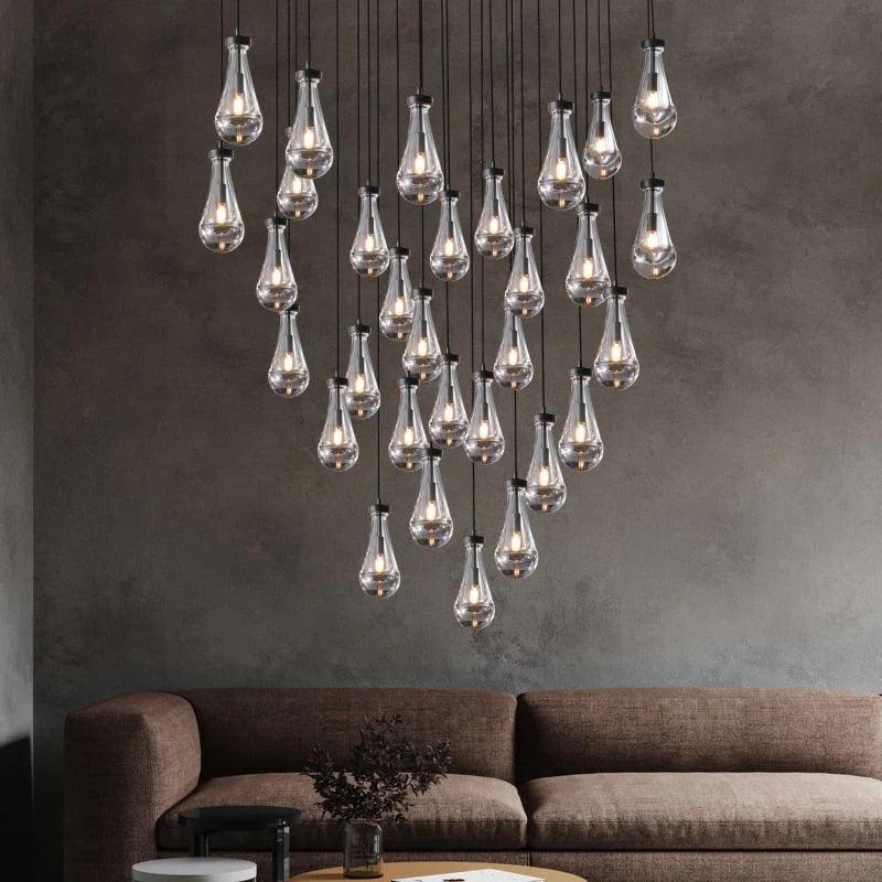 Raindrop Round Chandelier 60" - view 13