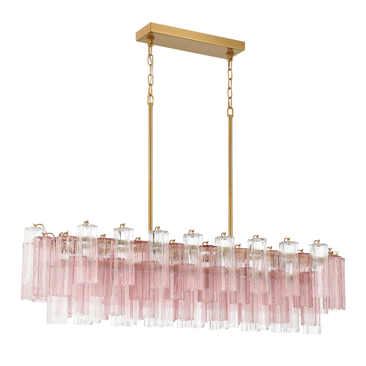 Addis 51.75'' Linear Chandelier in Aged Brass - Additional View (ADD-317-AG-SP)