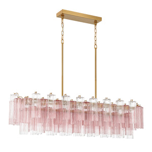 Addis 51.75'' Linear Chandelier in Aged Brass - Additional View (ADD-317-AG-SP)