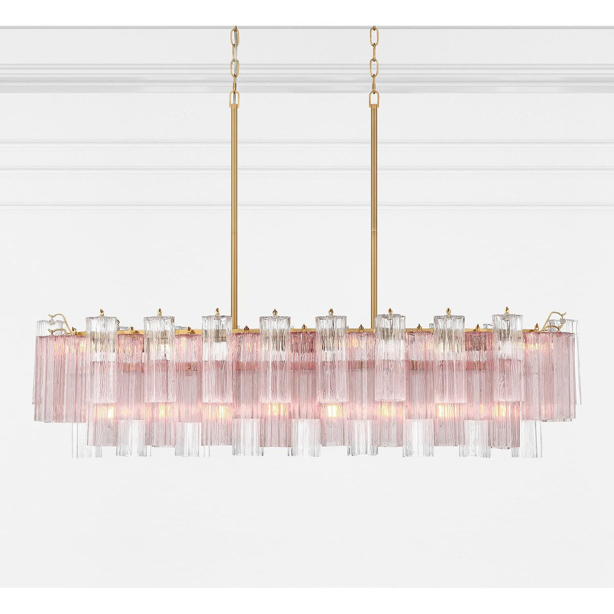 Addis 51.75'' Linear Chandelier in Aged Brass - Additional View (ADD-317-AG-SP)
