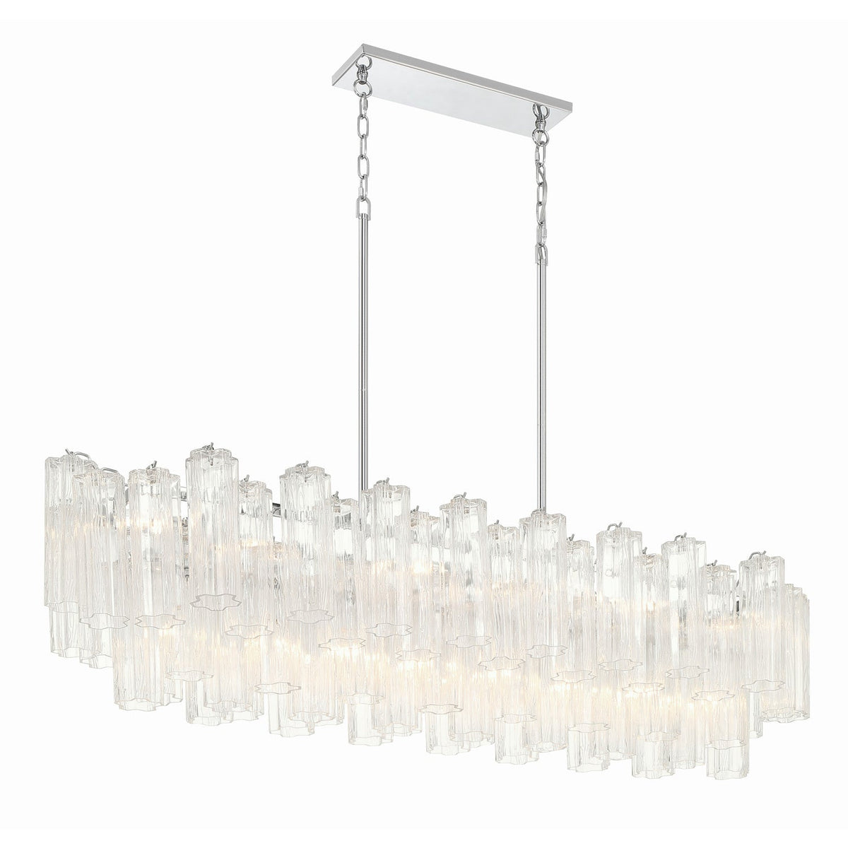 Addis 51.75'' Linear Chandelier in Polished Chrome - Additional View (ADD-317-CH-CL)