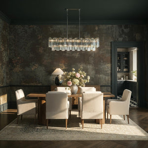 Addis 51.75'' Linear Chandelier in Polished Chrome - Lifestyle View (ADD-317-CH-SM)