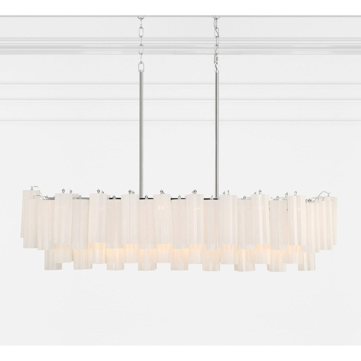 Addis 51.75'' Linear Chandelier in Polished Chrome - Additional View (ADD-317-CH-WH)