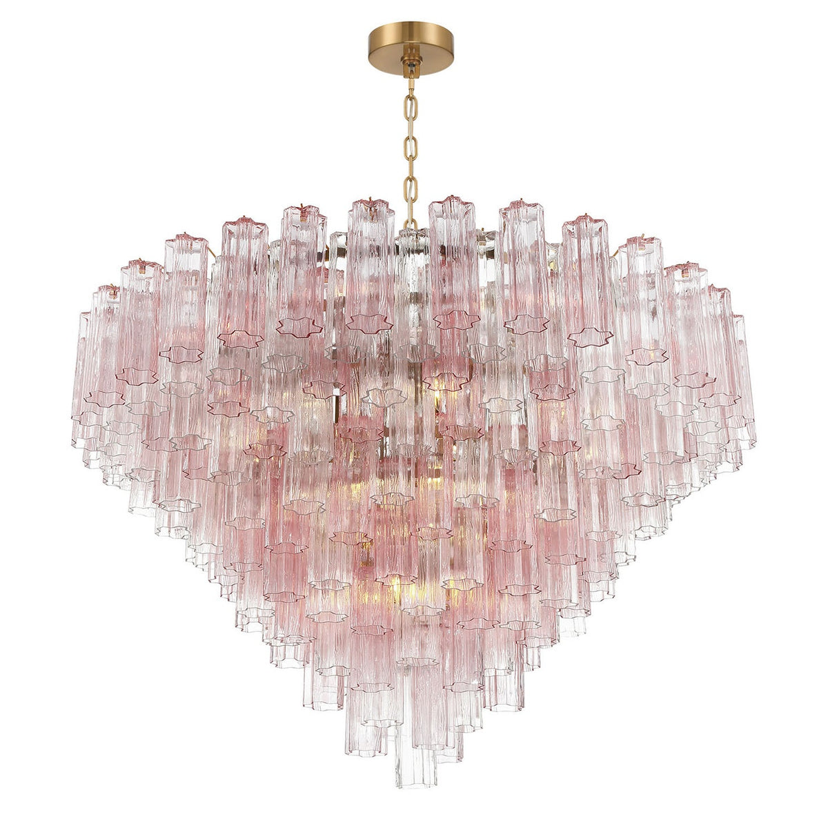 Addis 49'' Chandelier in Aged Brass - Additional View (ADD-327-AG-SP)