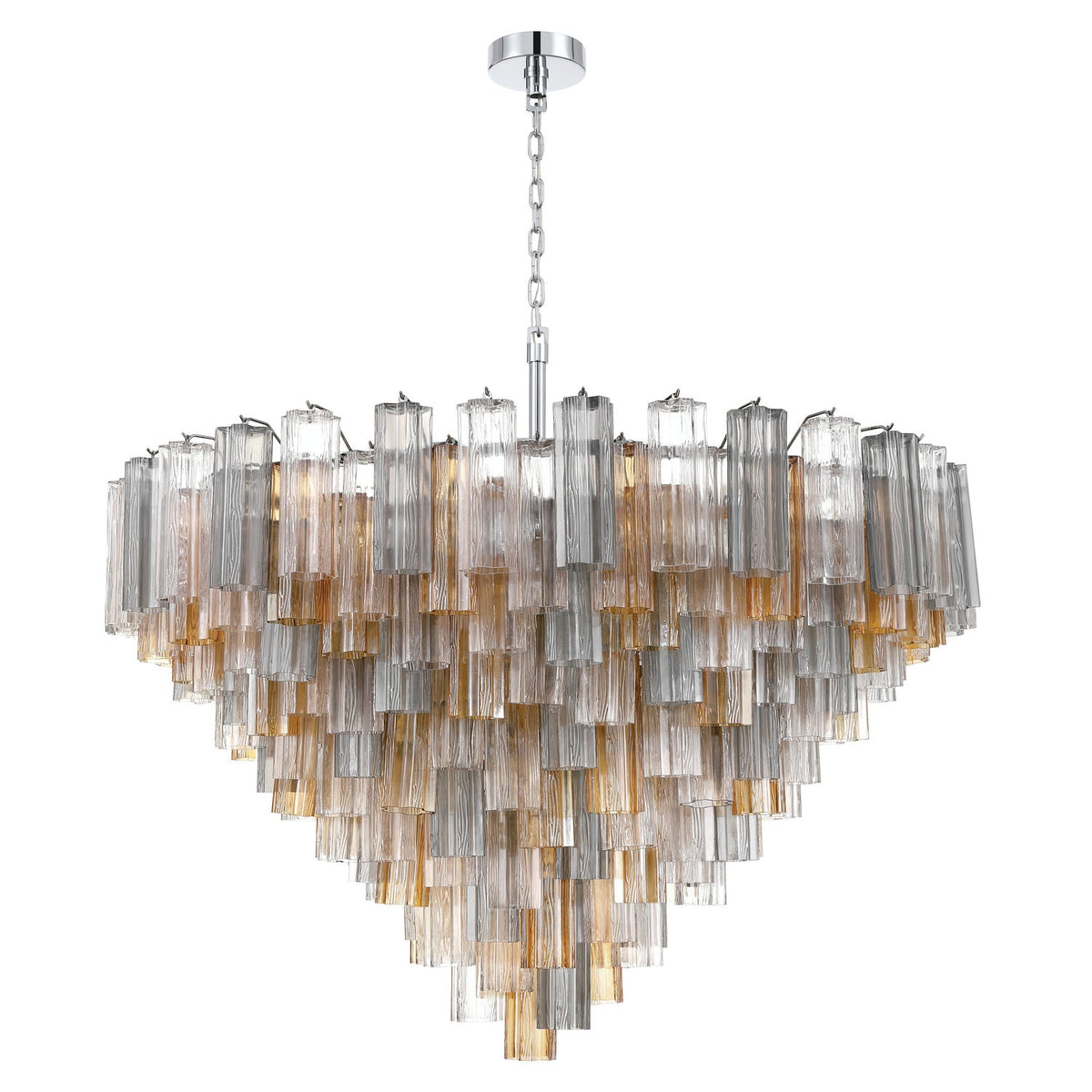Addis 49'' Chandelier in Polished Chrome - Additional View (ADD-327-CH-AU)