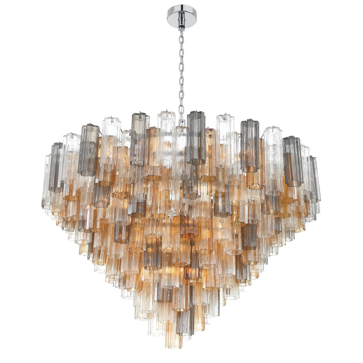 Addis 49'' Chandelier in Polished Chrome - Additional View (ADD-327-CH-AU)