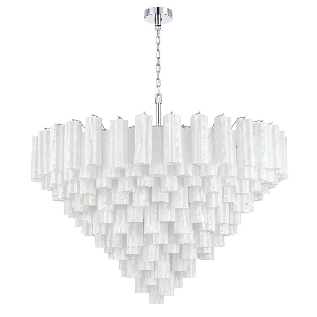 Addis 49'' Chandelier in Polished Chrome - Additional View (ADD-327-CH-WH)