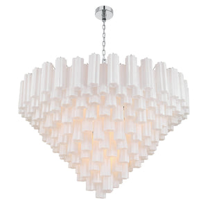 Addis 49'' Chandelier in Polished Chrome - Additional View (ADD-327-CH-WH)
