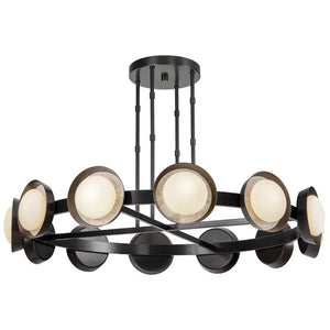 PrismFlow  Alabaster Metal Chandelier - view 9