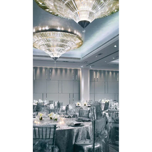 Modern Luxury Exquisite Flush Mount Crystal Chandelier for Low-ceiling Space - view 6