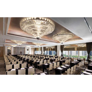 Modern Luxury Exquisite Flush Mount Crystal Chandelier for Low-ceiling Space - view 4