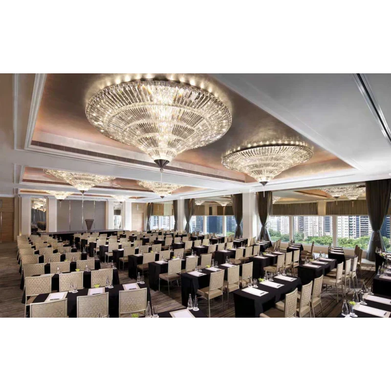 Modern Luxury Exquisite Flush Mount Crystal Chandelier for Low-ceiling Space - view 4