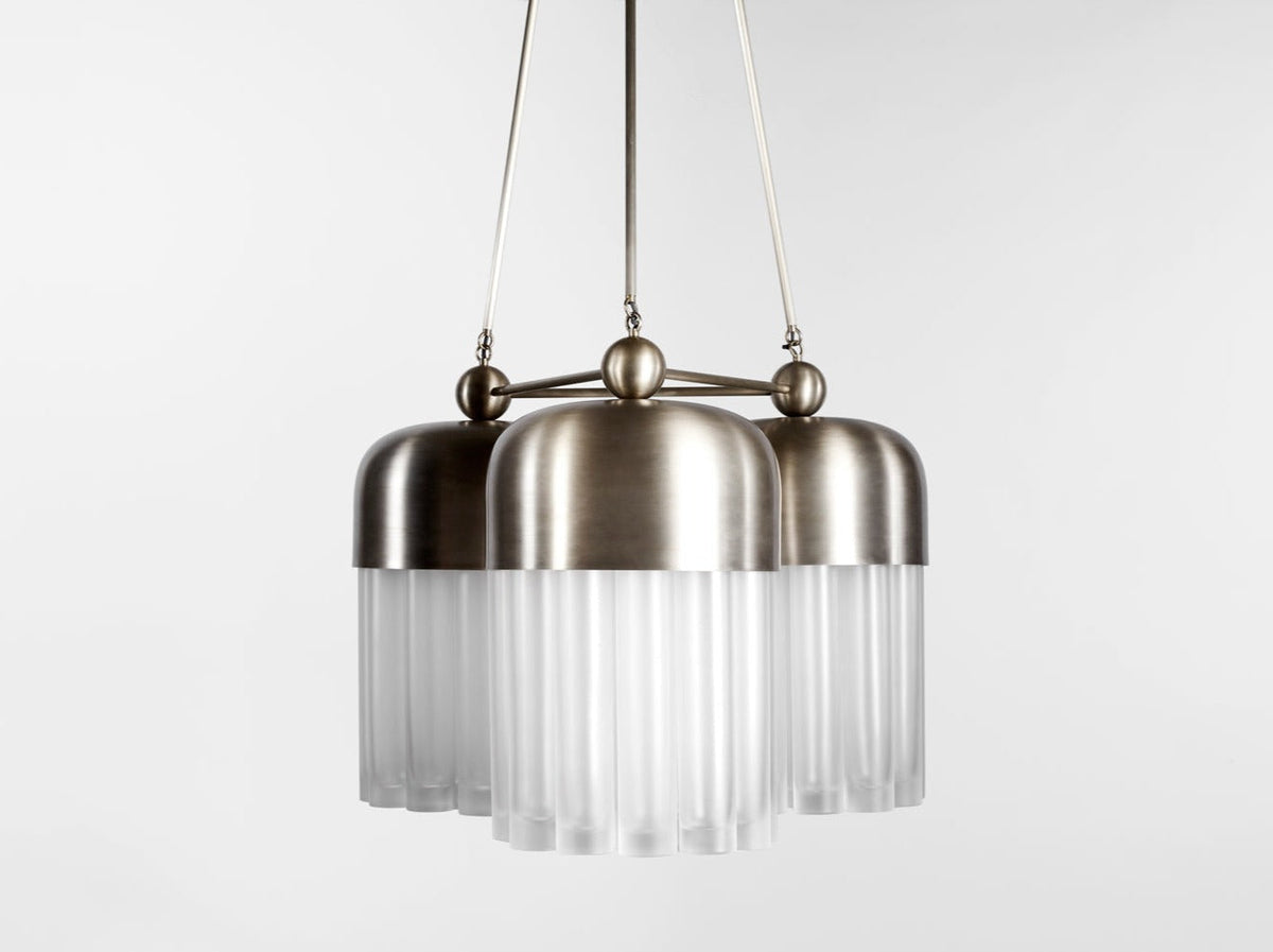 TASSEL 57 CHANDELIER Ø32.5", brass - view 2