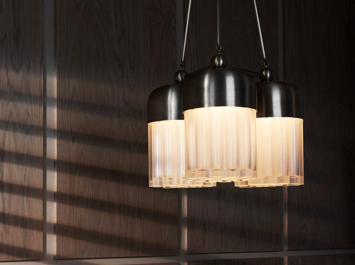 TASSEL 57 CHANDELIER Ø32.5", brass - view 3