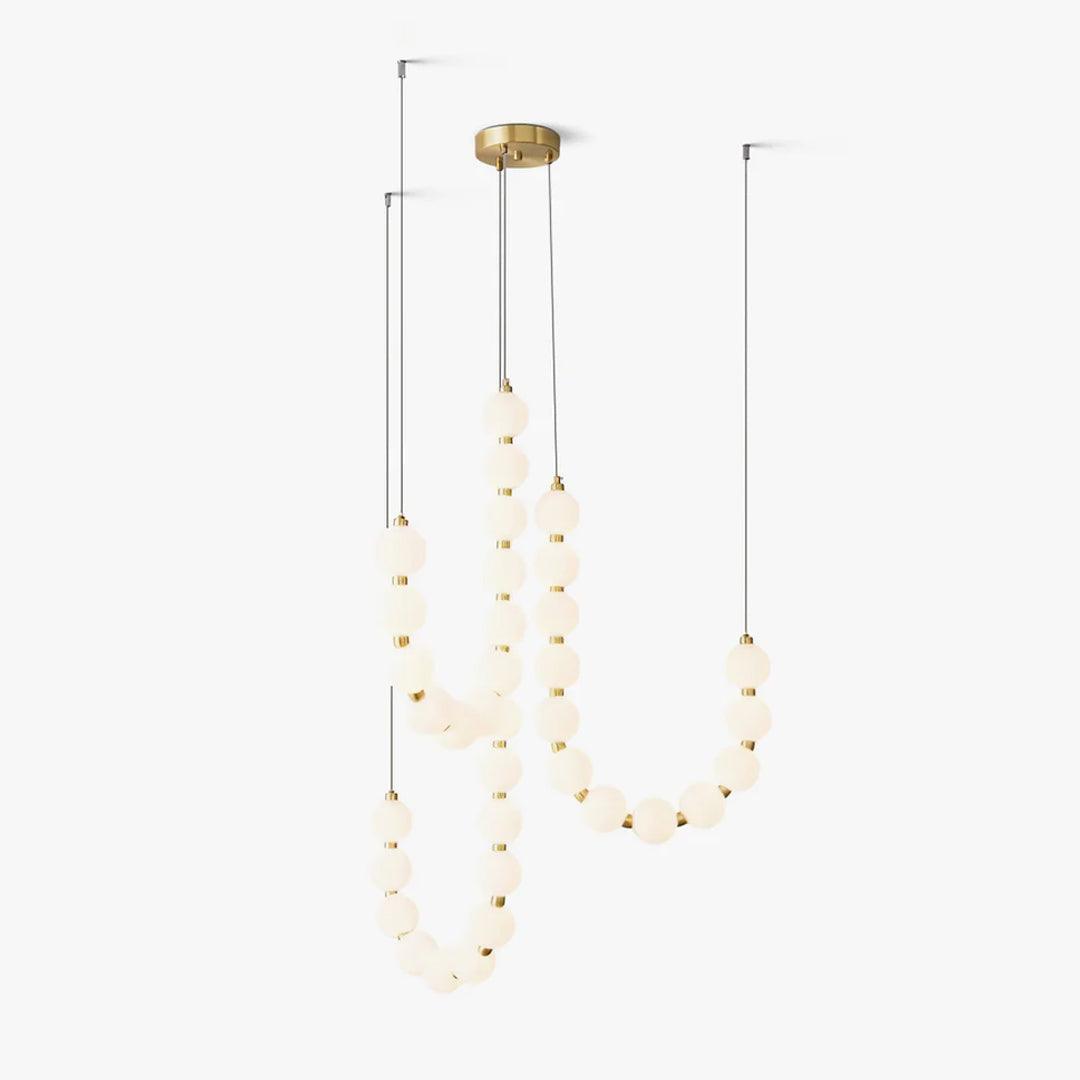 Glass Pearl Necklace Chandelier - view 48