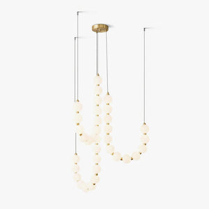 Glass Pearl Necklace Chandelier - view 48