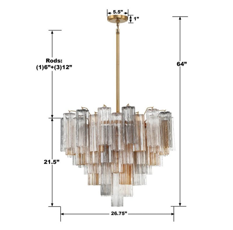 Addens 12-Light Chandelier - view 12