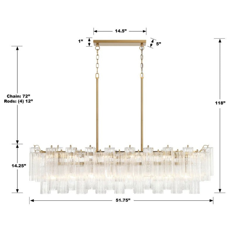 Addens 14-Light Chandelier - view 14