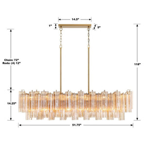 Addens 14-Light Chandelier - view 7