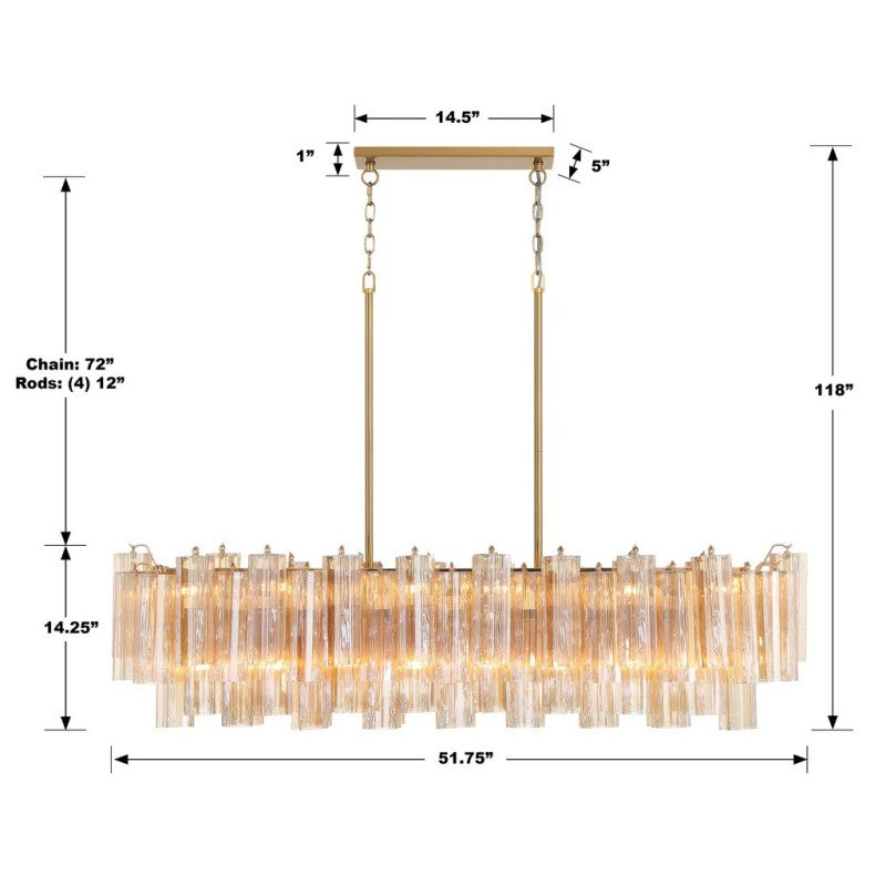 Addens 14-Light Chandelier - view 7