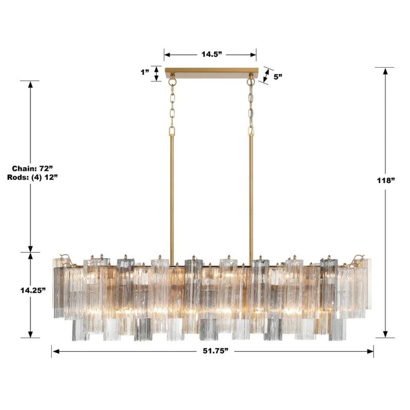 Addens 14-Light Chandelier - view 11