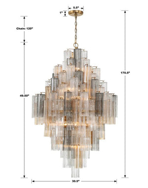 Addens 20-Light Chandelier - view 11